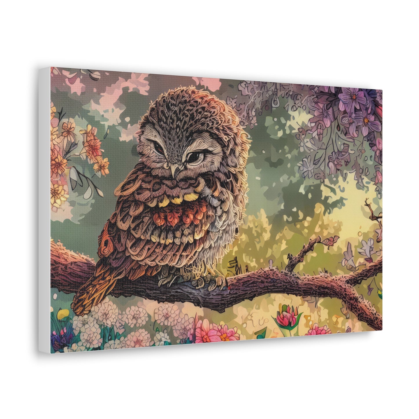 Oregon Owl - Canvas Wall Art