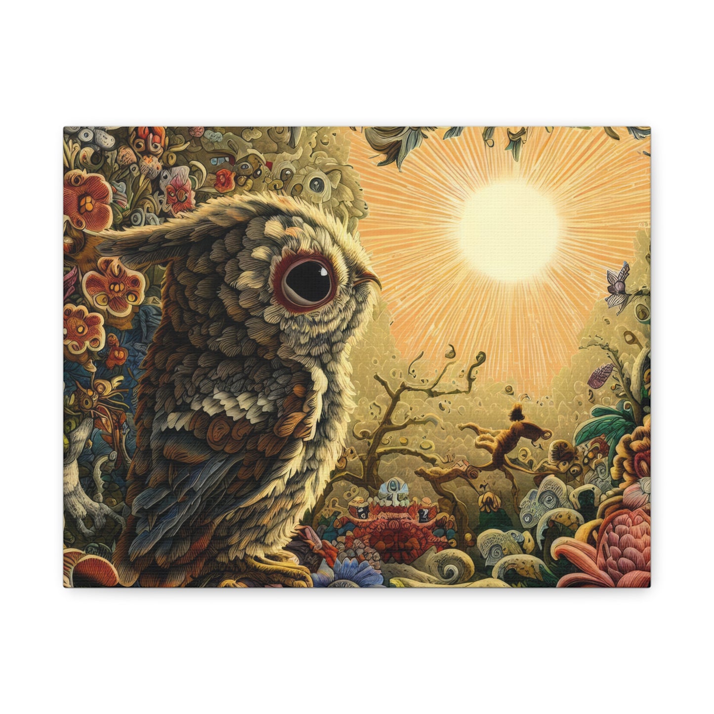 North Carolina Owl - Canvas Wall Art