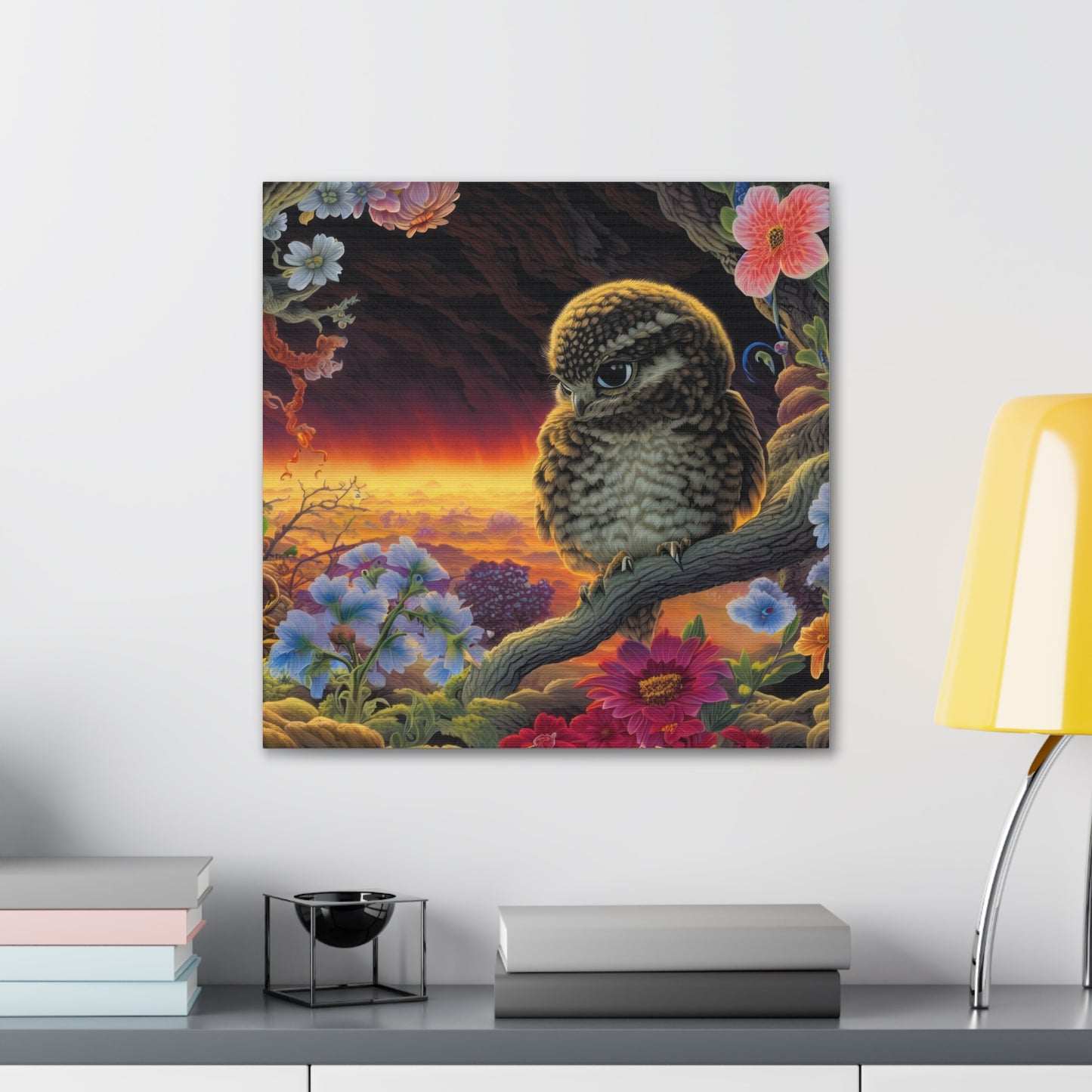 New Jersey Owl - Canvas Wall Art