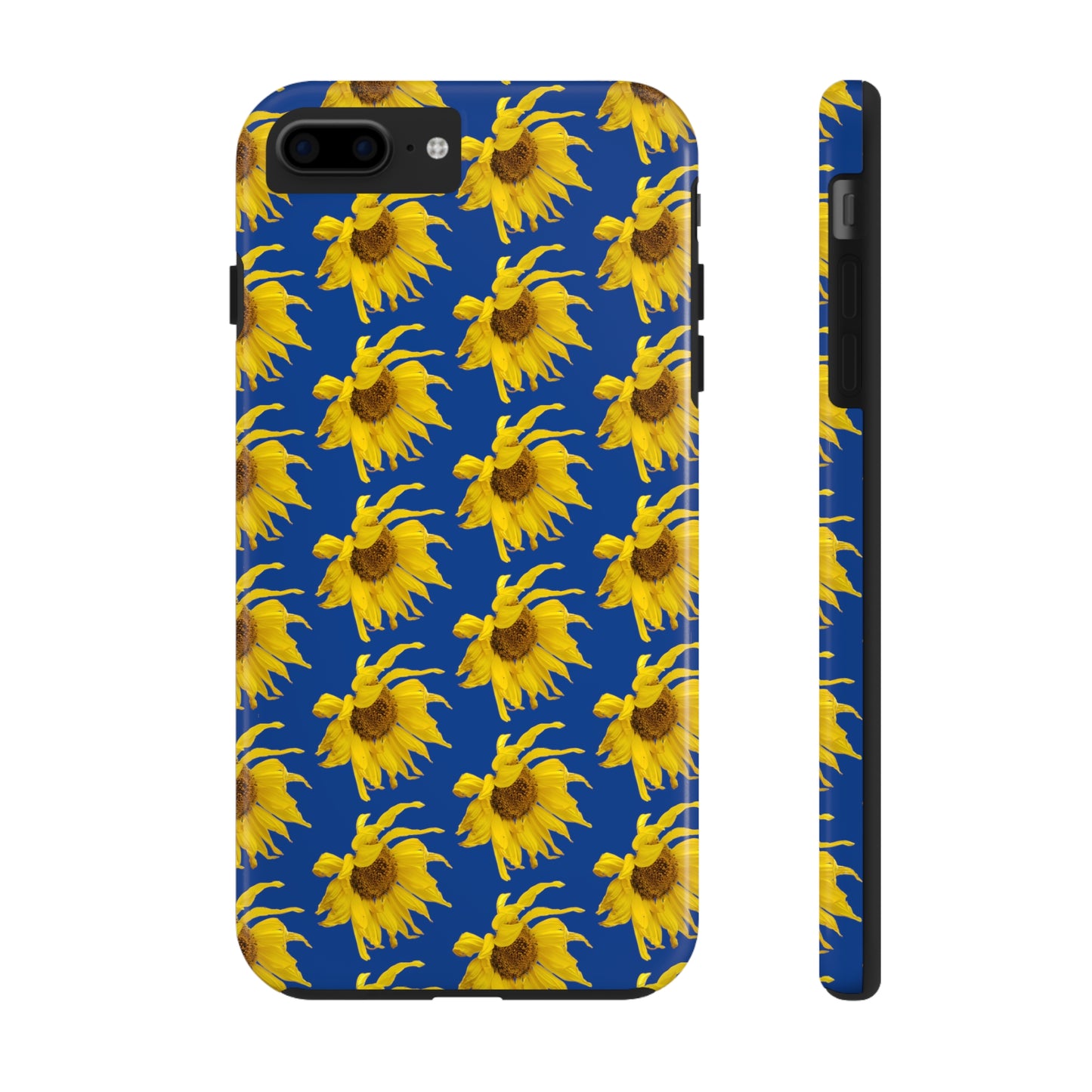 Fall Sunflower Blue Tough Phone Case