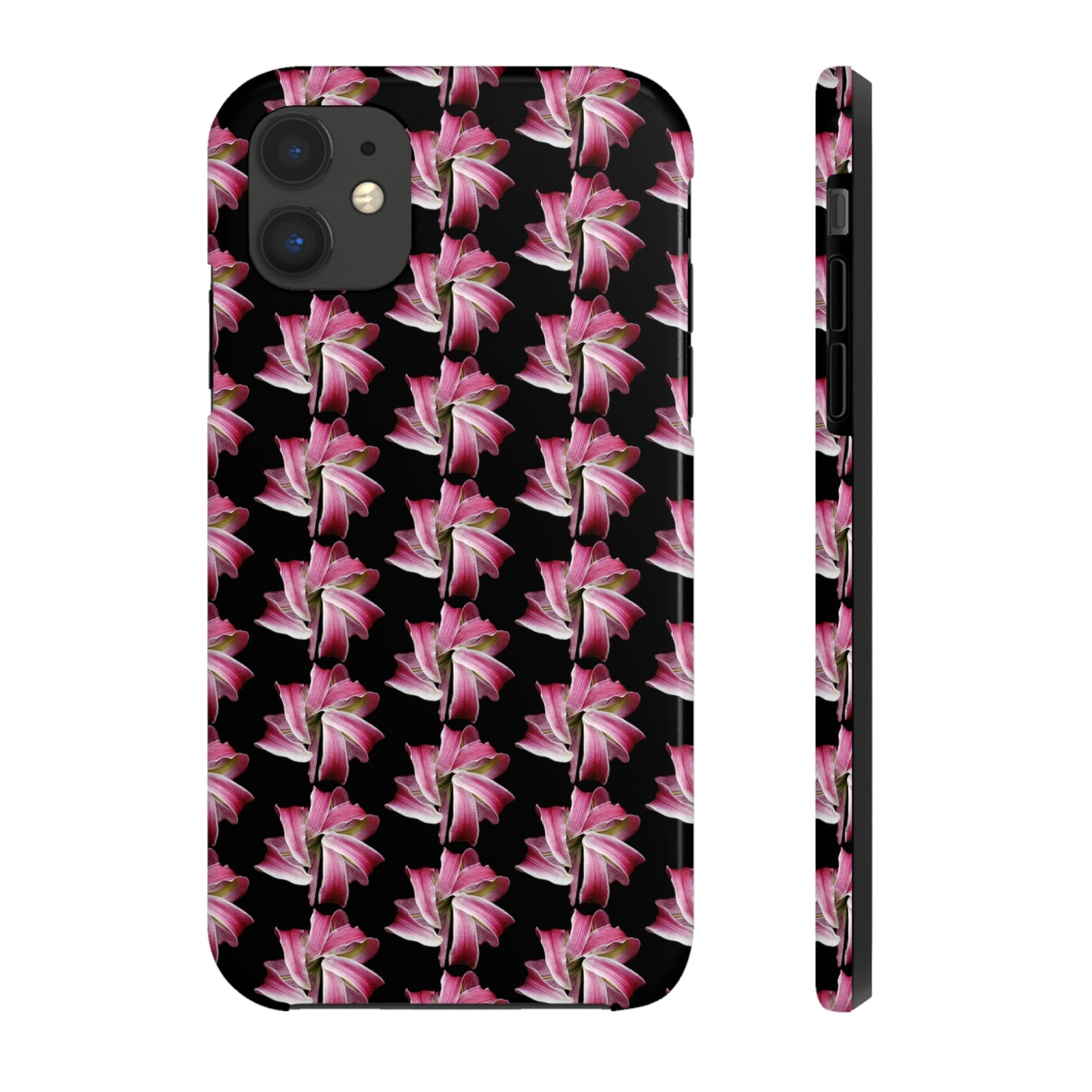 Morning Lily Black Tough Phone Case