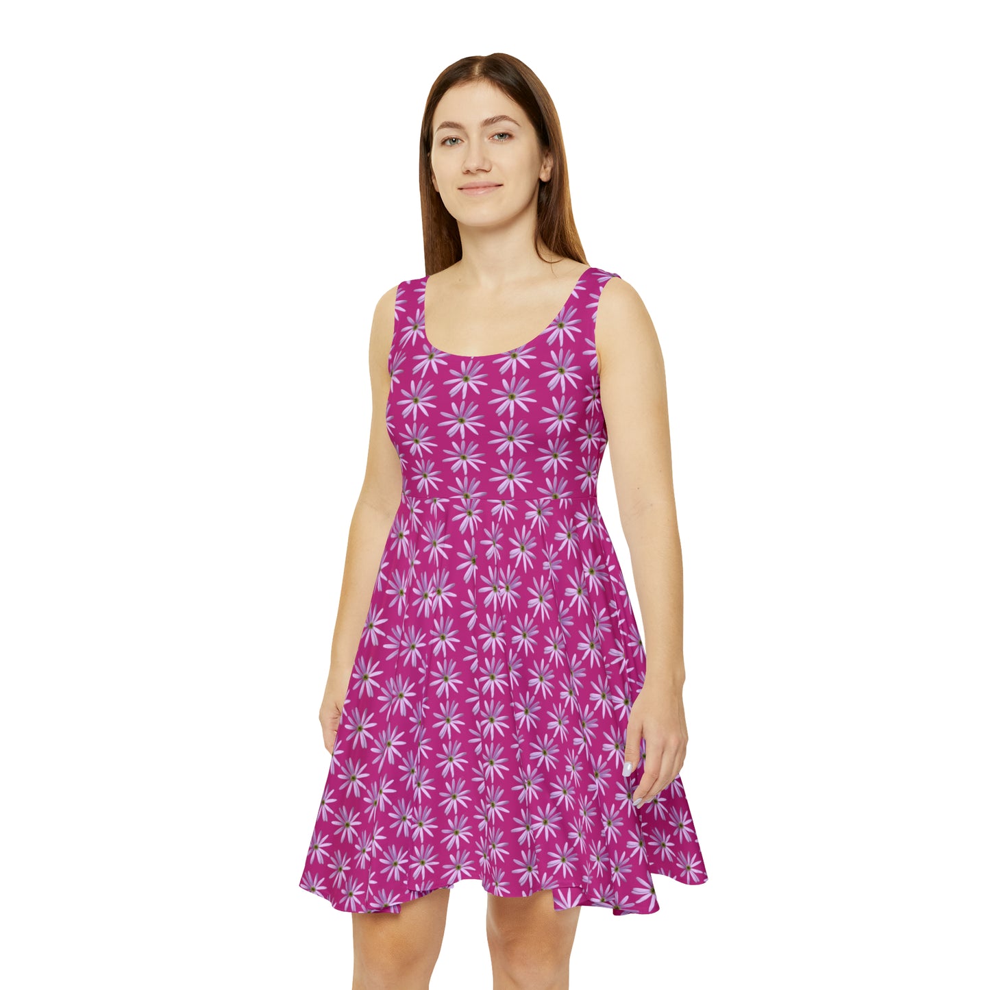 Aster Pink Skater Dress