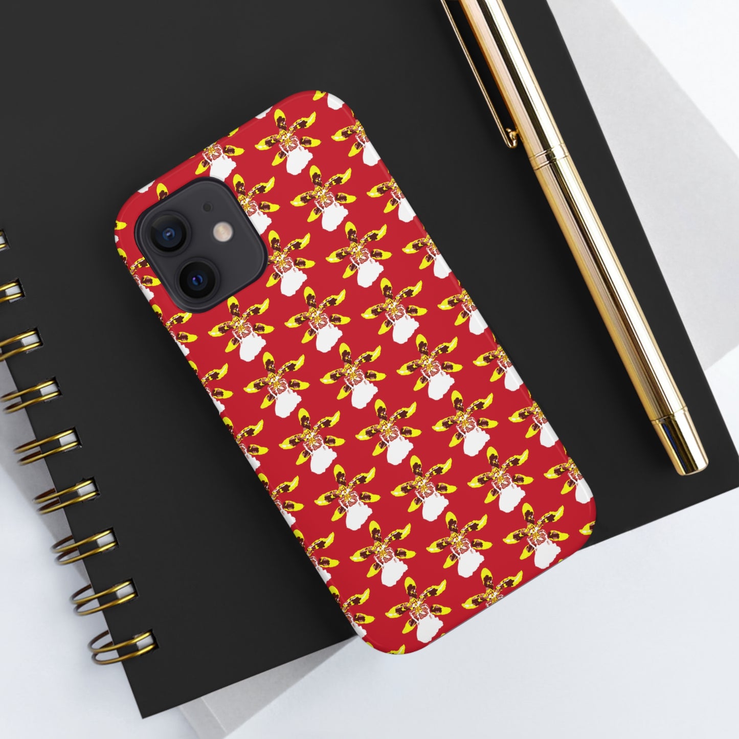 Tiger Orchid Red Tough Phone Case