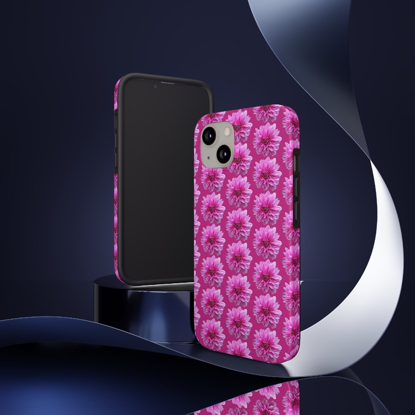 Pink Dahlia Pink Tough Phone Case