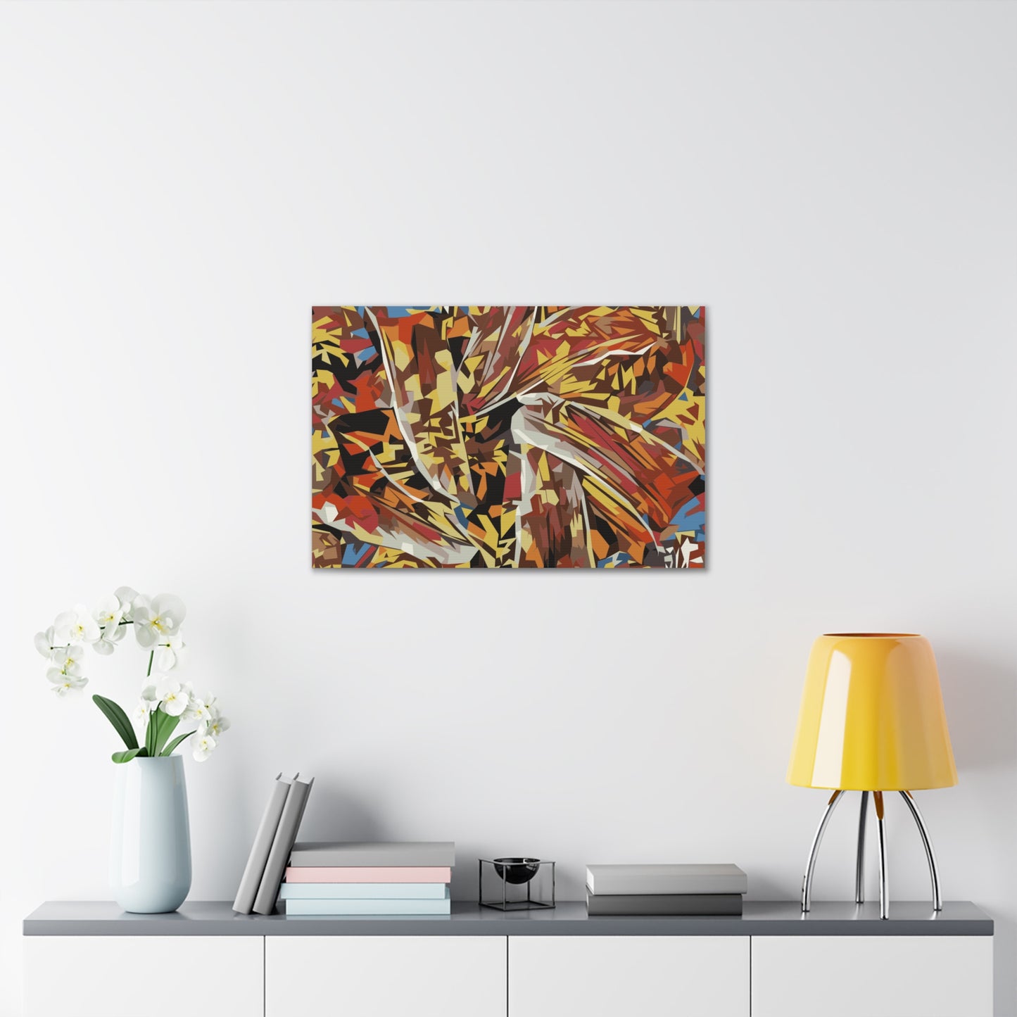 Abstract Floral Fiesta Canvas Gallery Wraps