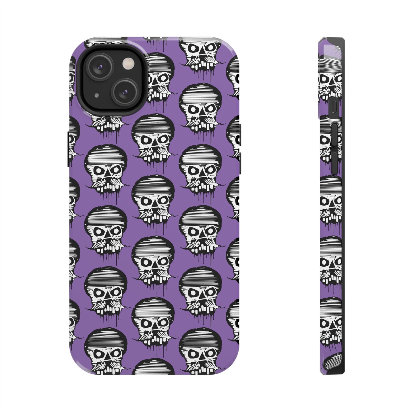 Skull Purple Tough Phone Case