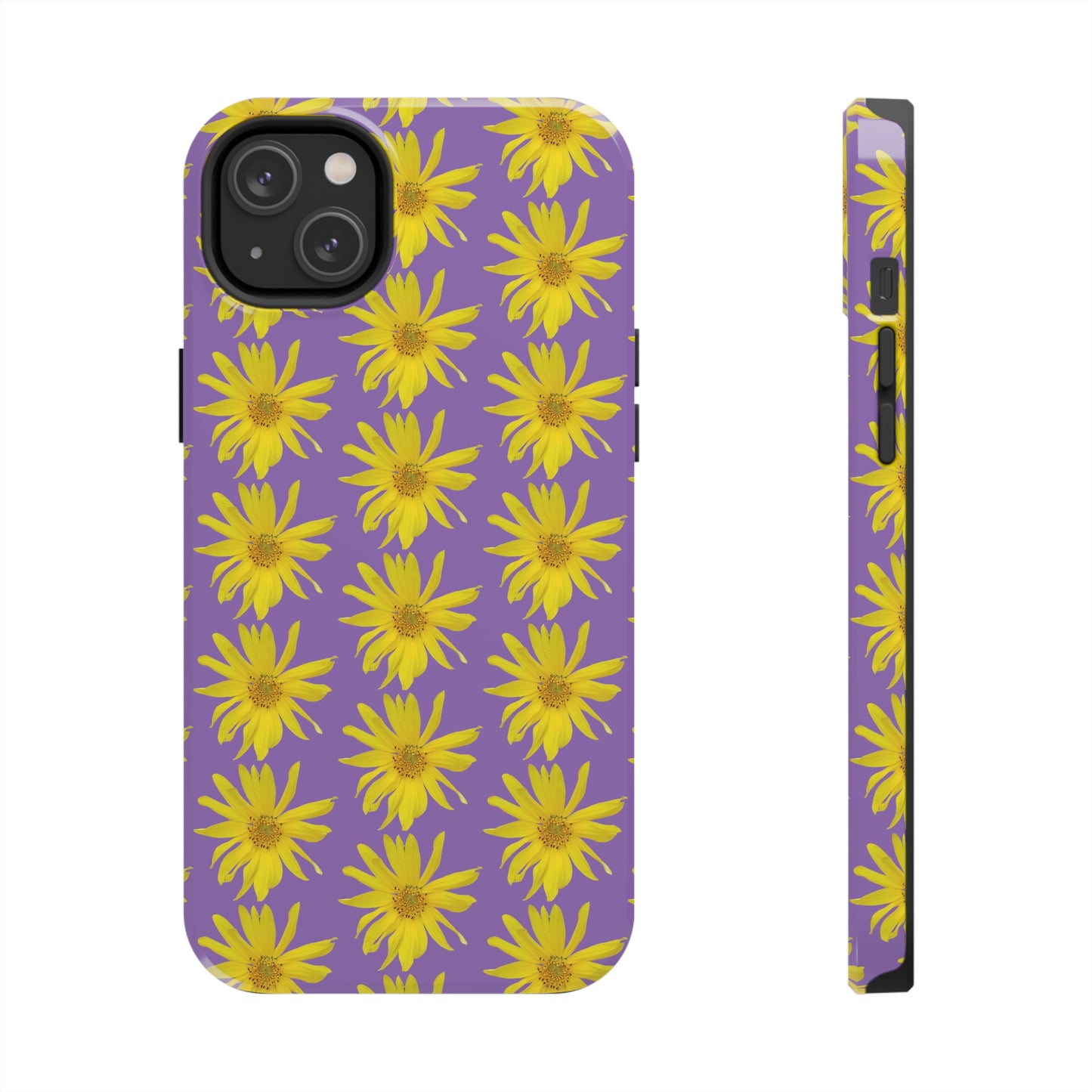 Wild Sunflower Purple Tough Phone Case