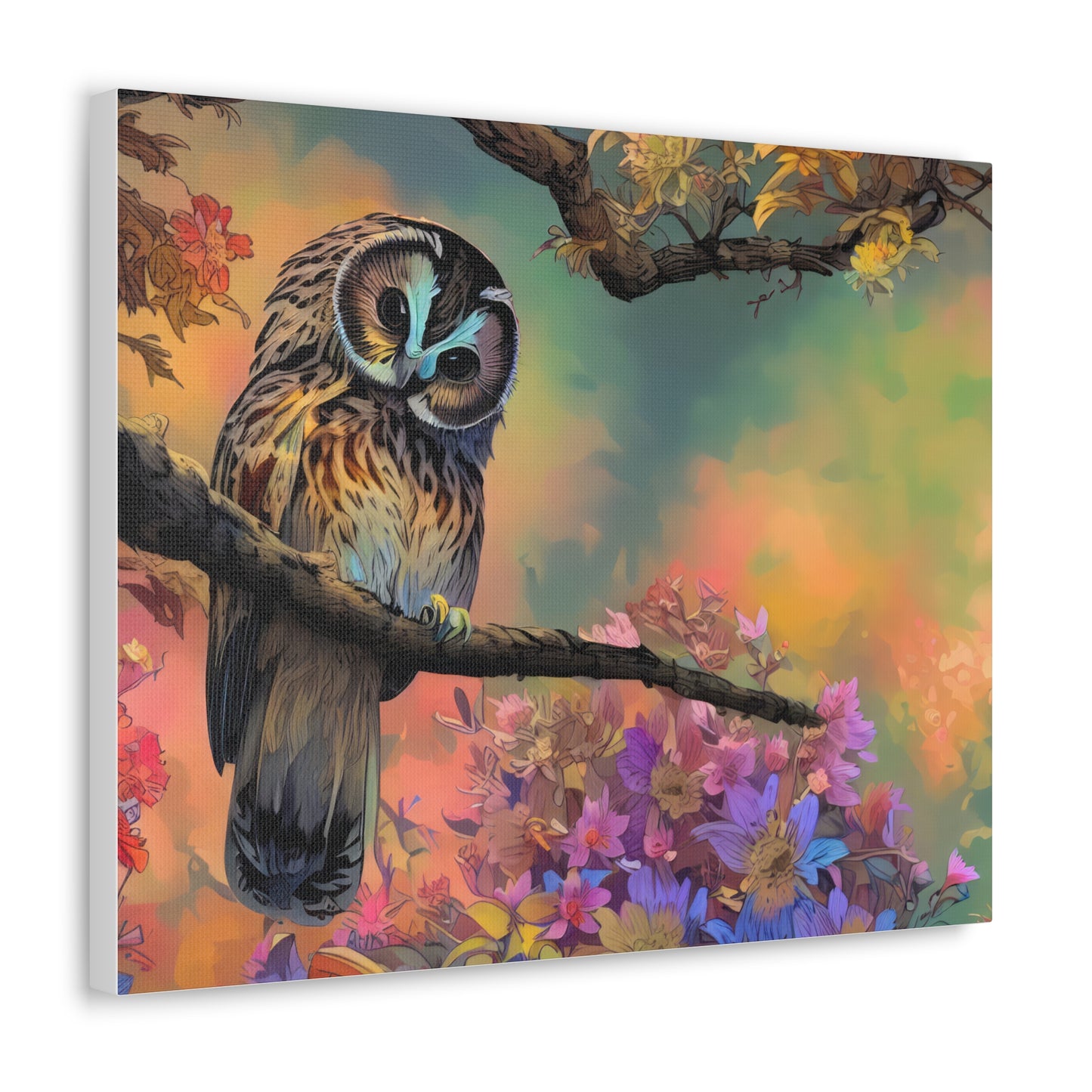 Kansas Owl - Canvas Wall Art