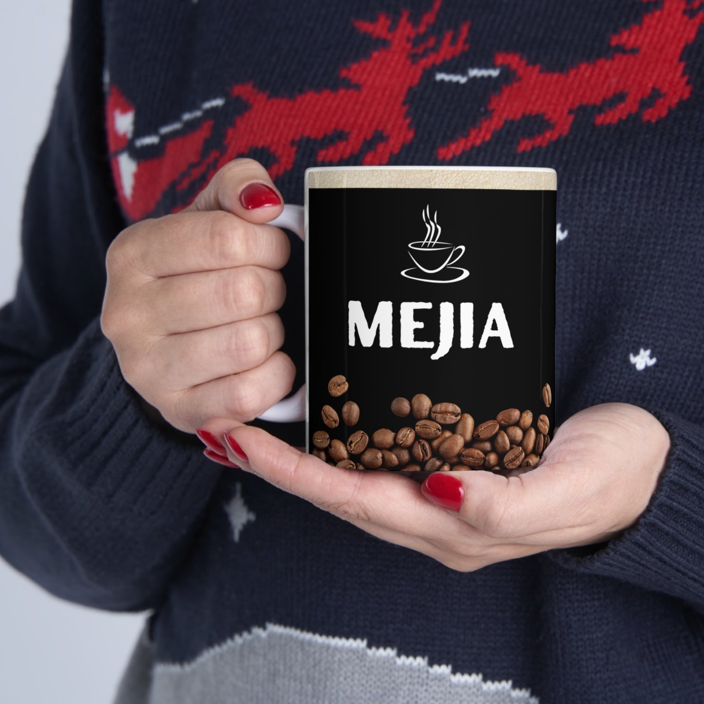 Mejia Name Coffee Mug 11oz B