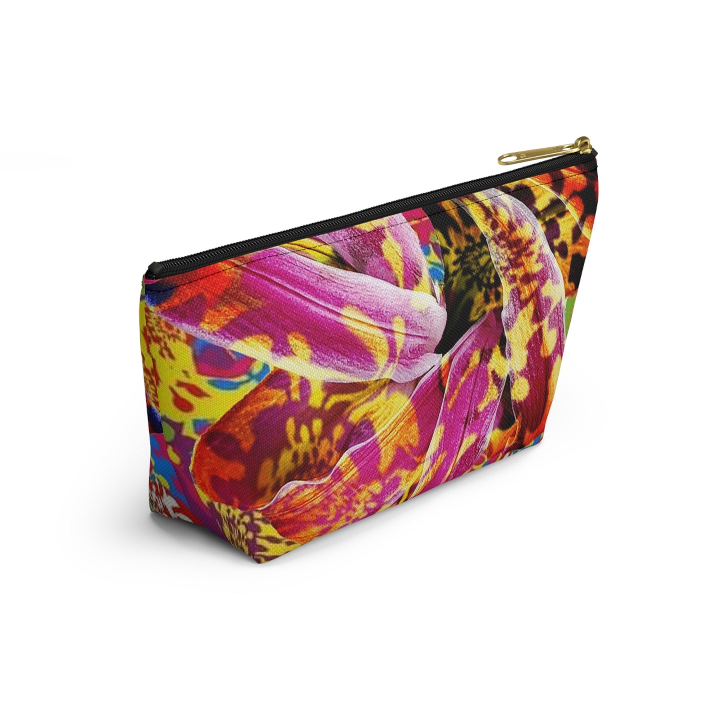 Floral Fiesta Accessory Pouch w T-bottom