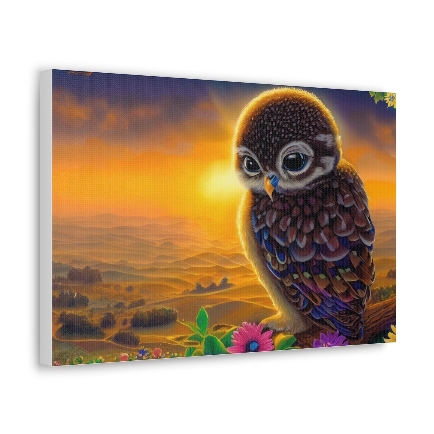 Ohio Owl - Canvas Wall Art