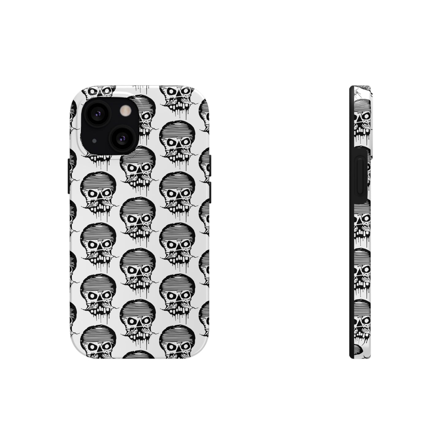 Skull White Tough Phone Case