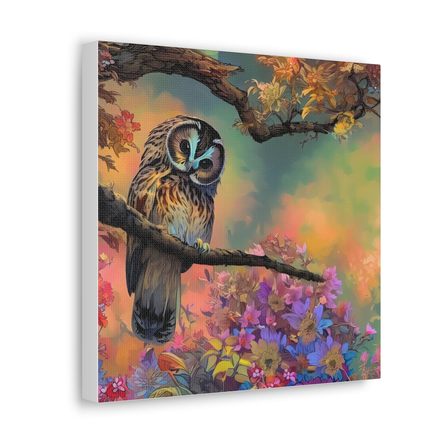 Kansas Owl - Canvas Wall Art