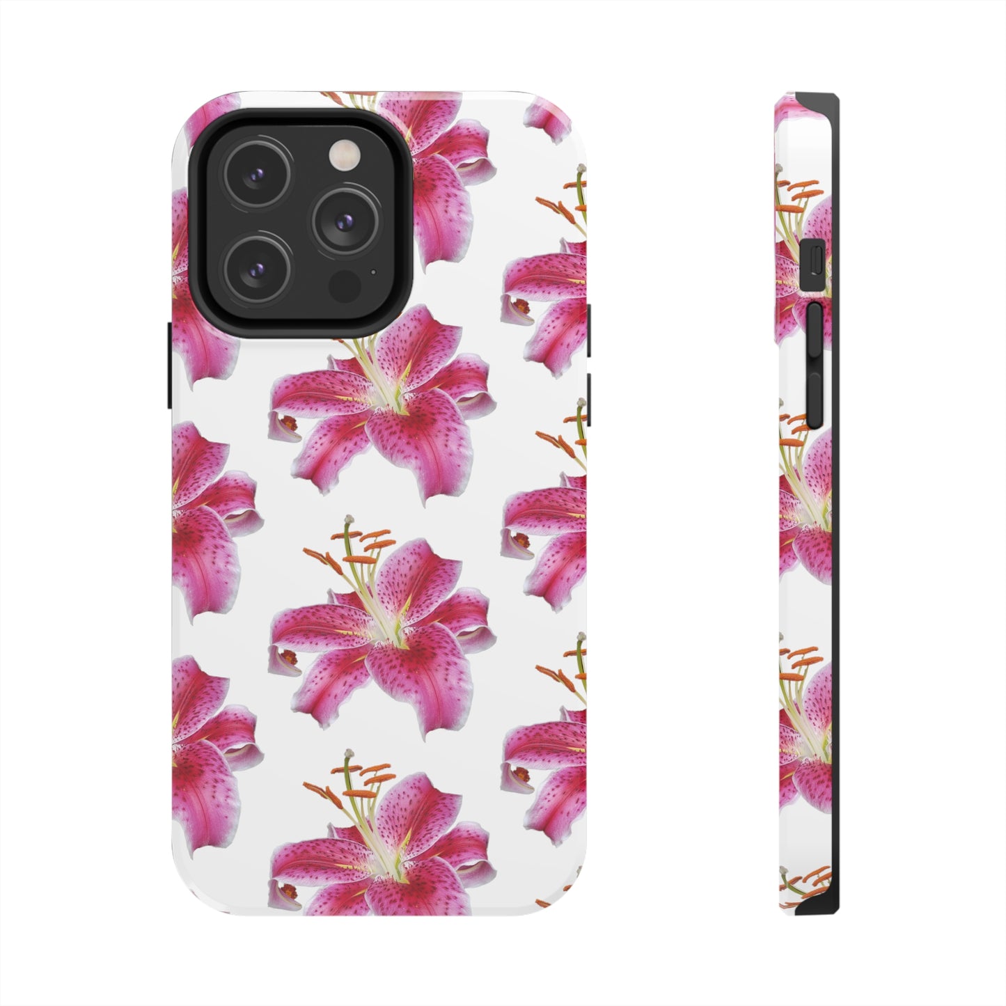 Stargazer Lily White Tough Phone Case