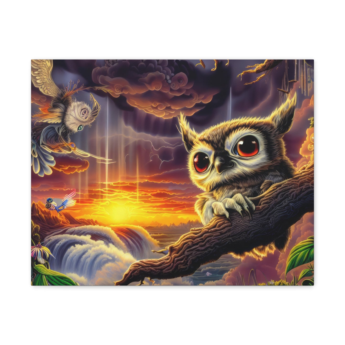 Agamemon Owl - Canvas Wall Art