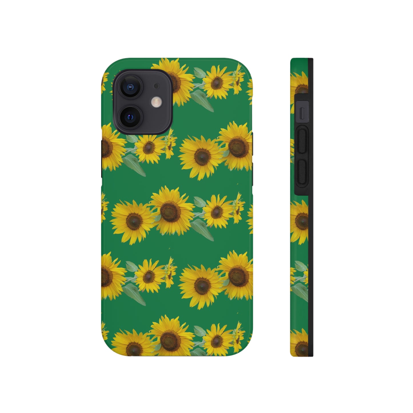 Sunflower Cluster Green Tough Phone Case