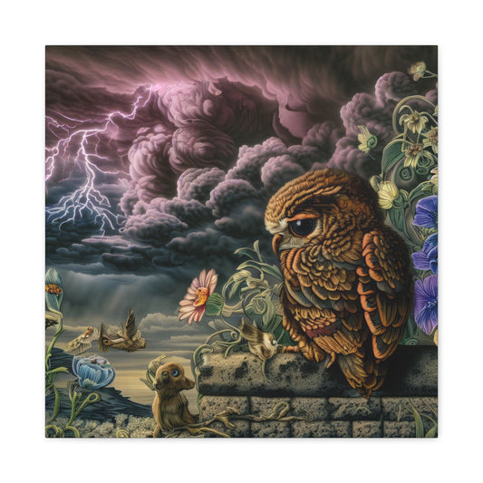 Kentucky Owl - Canvas Wall Art