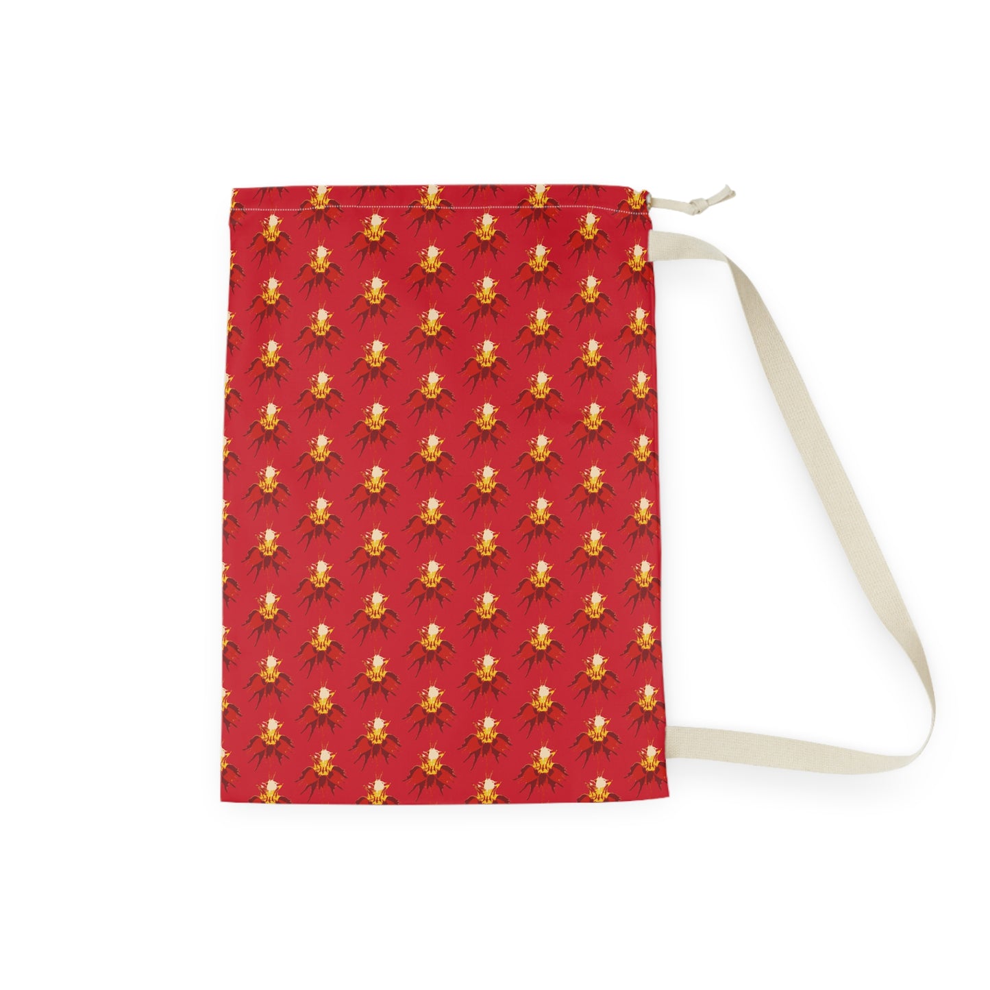 Orchid Sepal Red Laundry Bag