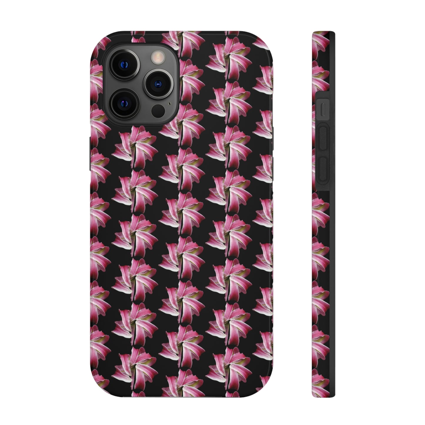 Morning Lily Black Tough Phone Case