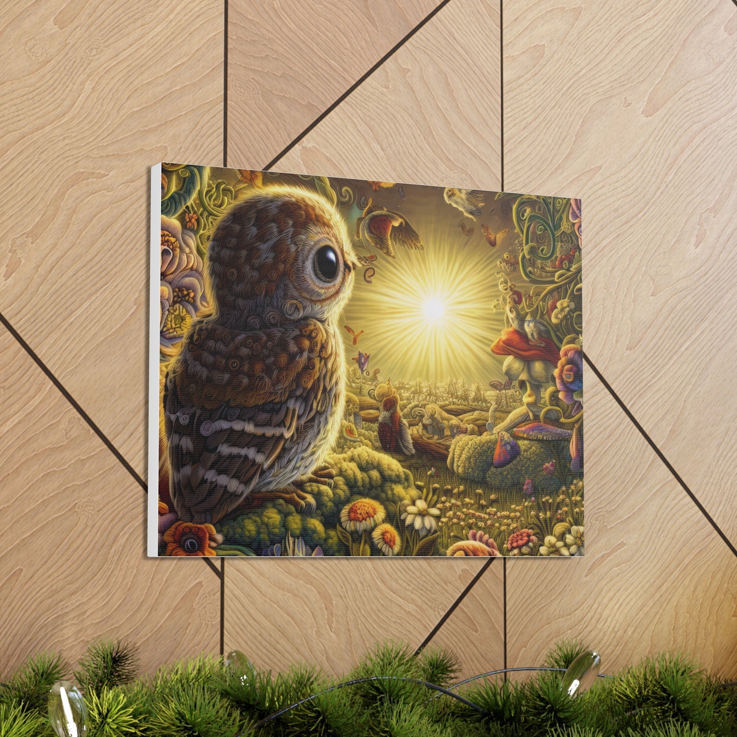 Massachusetts Owl - Canvas Wall Art