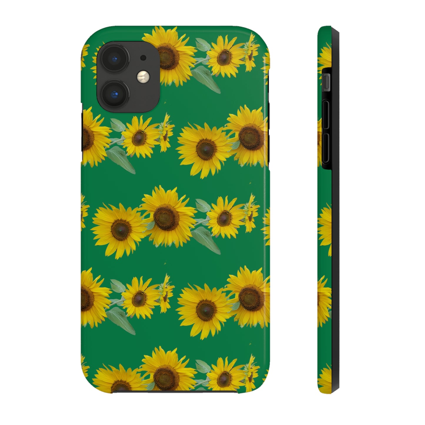 Sunflower Cluster Green Tough Phone Case