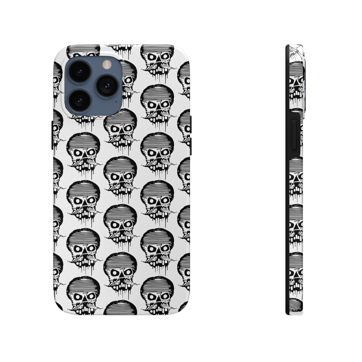 Skull White Tough Phone Case