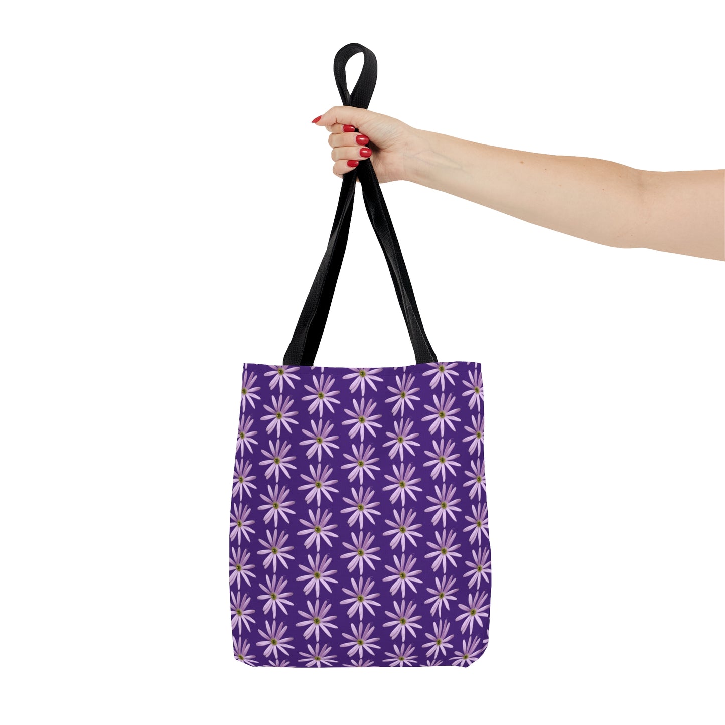 Aster Purple Tote Bag