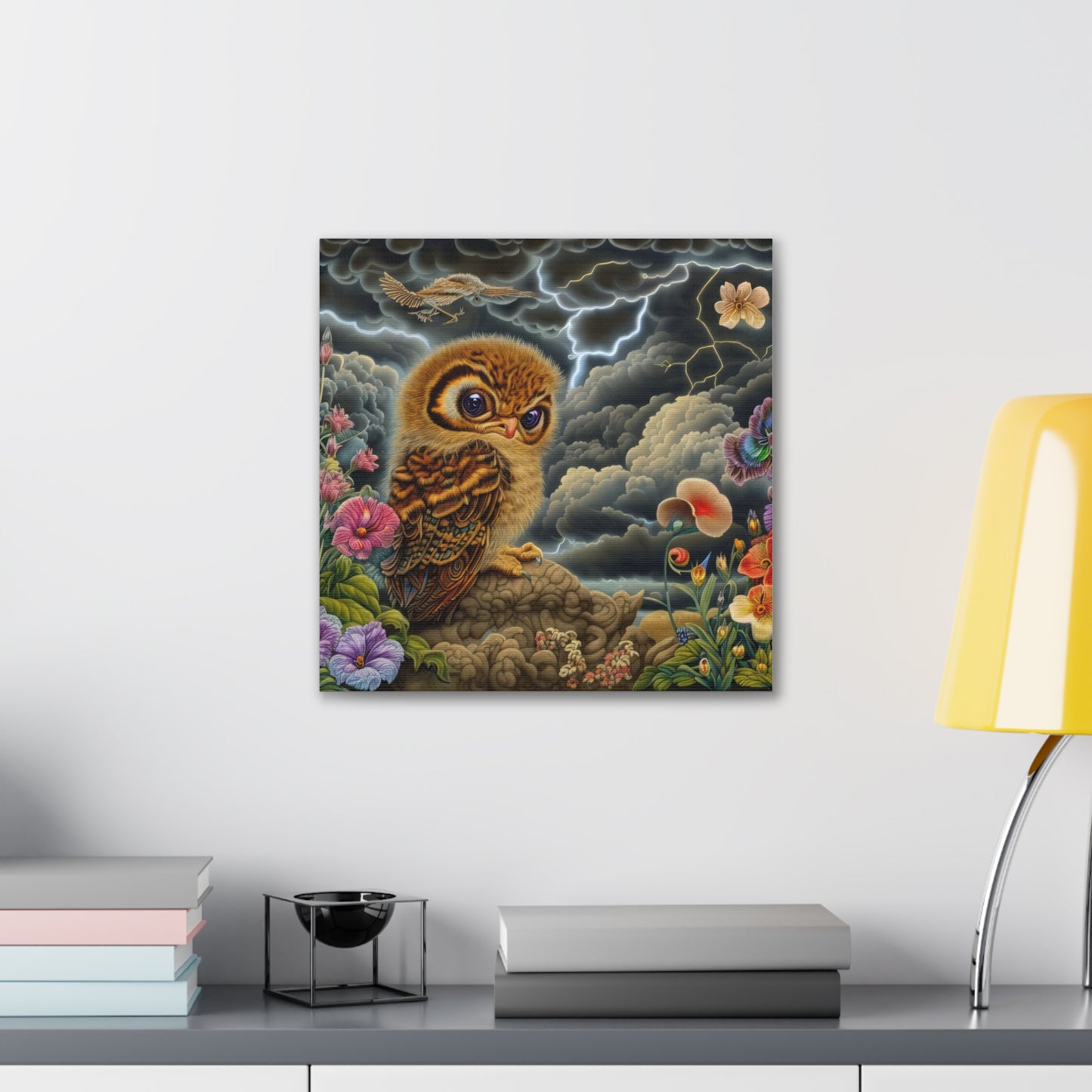 Achilles Owl - Canvas Wall Art