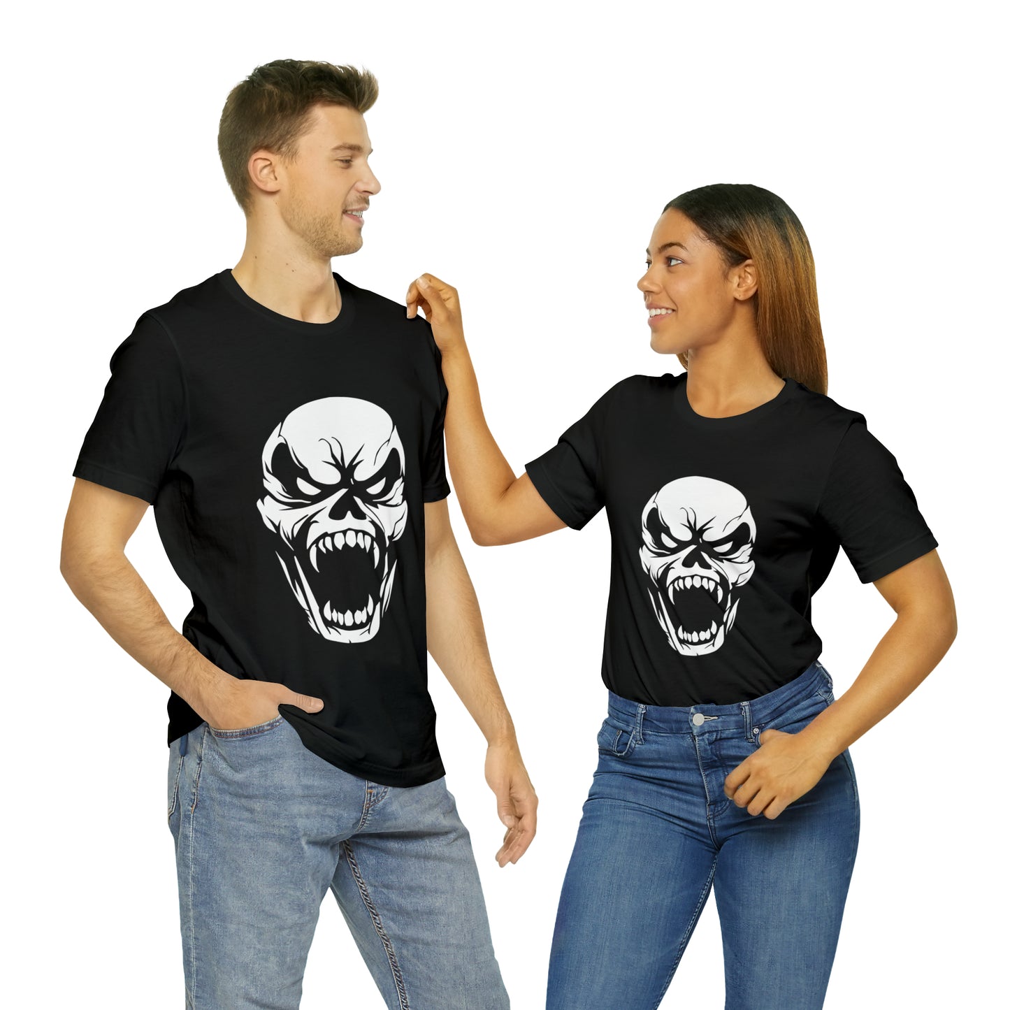 Wild Skull  Unisex Jersey Short Sleeve Tee