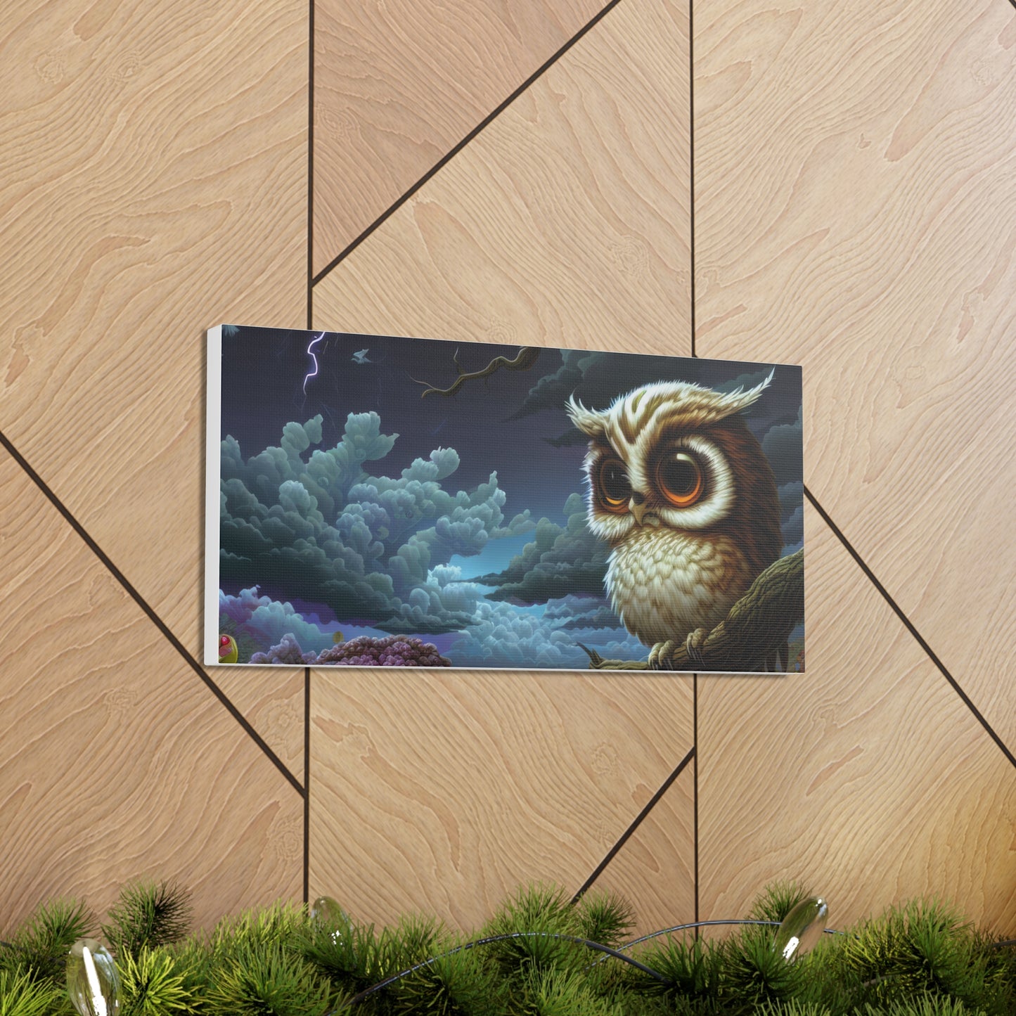 Iowa Owl  - Canvas Wall Art