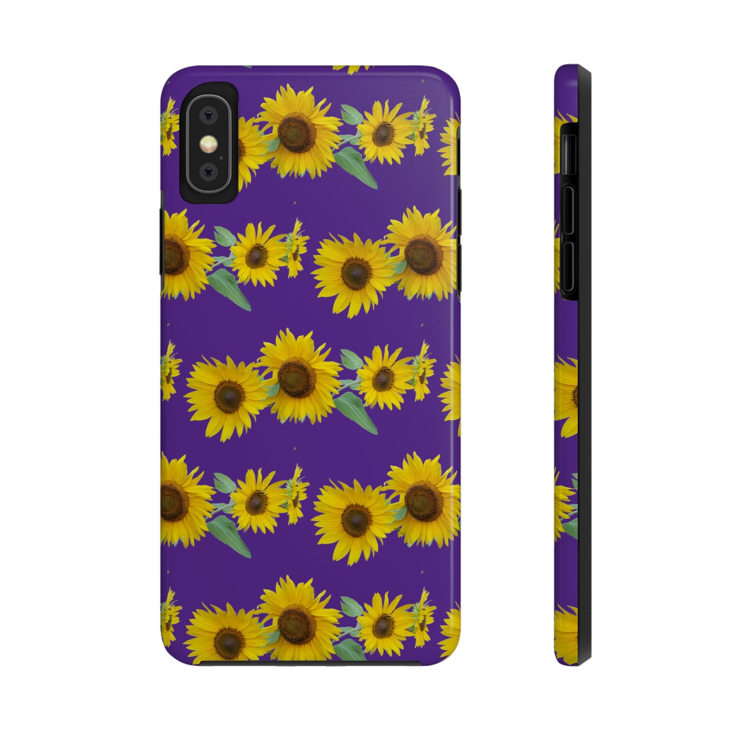 Sunflower Cluster Purple Tough Phone Case