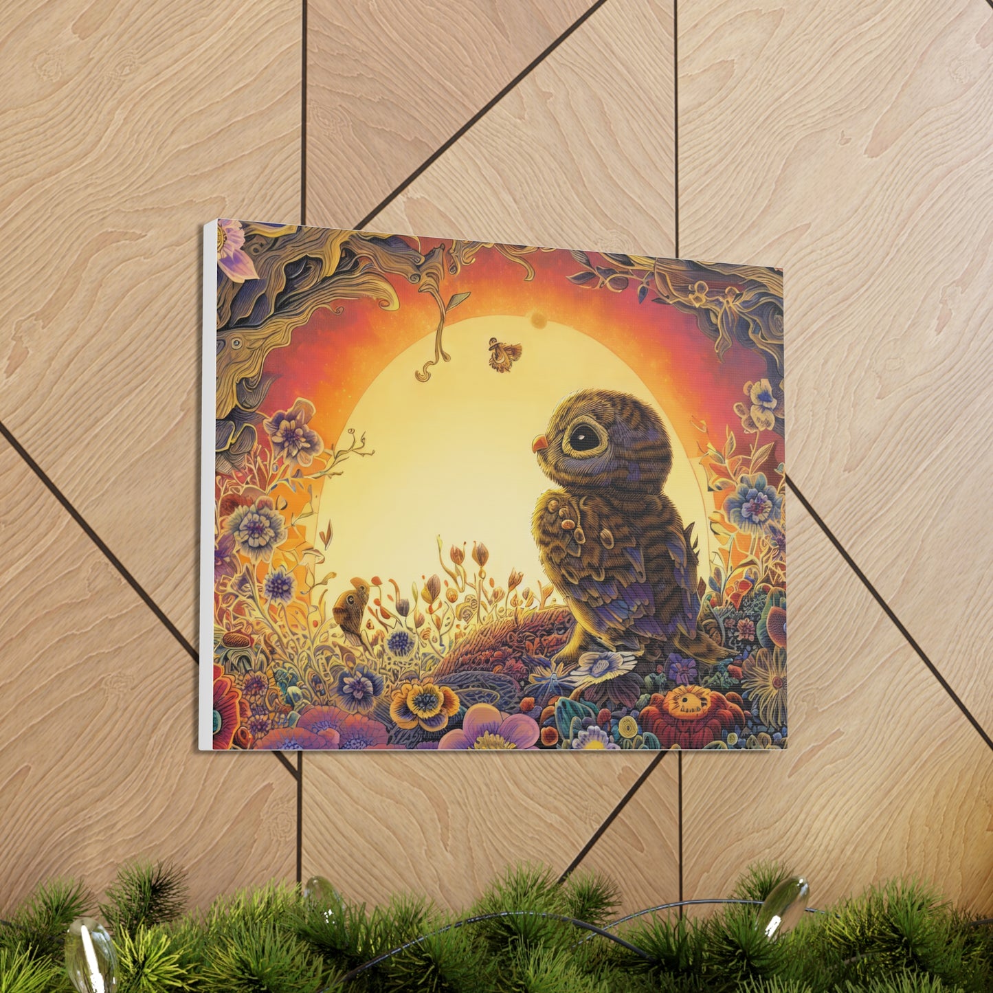 New York Owl - Canvas Wall Art