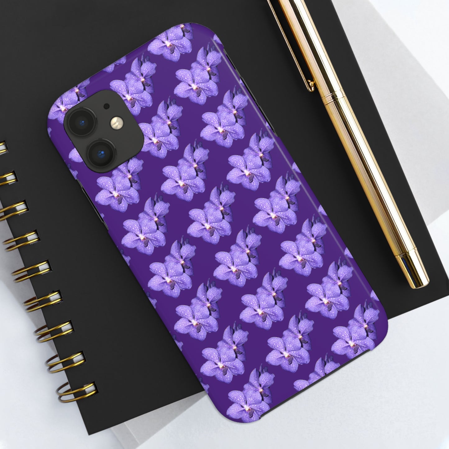 Blue Orchid Purple Tough Phone Case