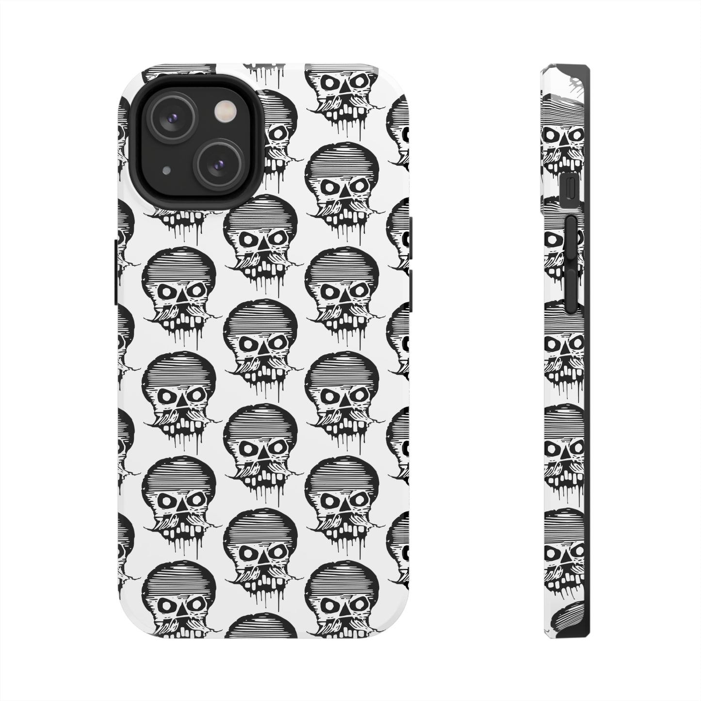 Skull White Tough Phone Case