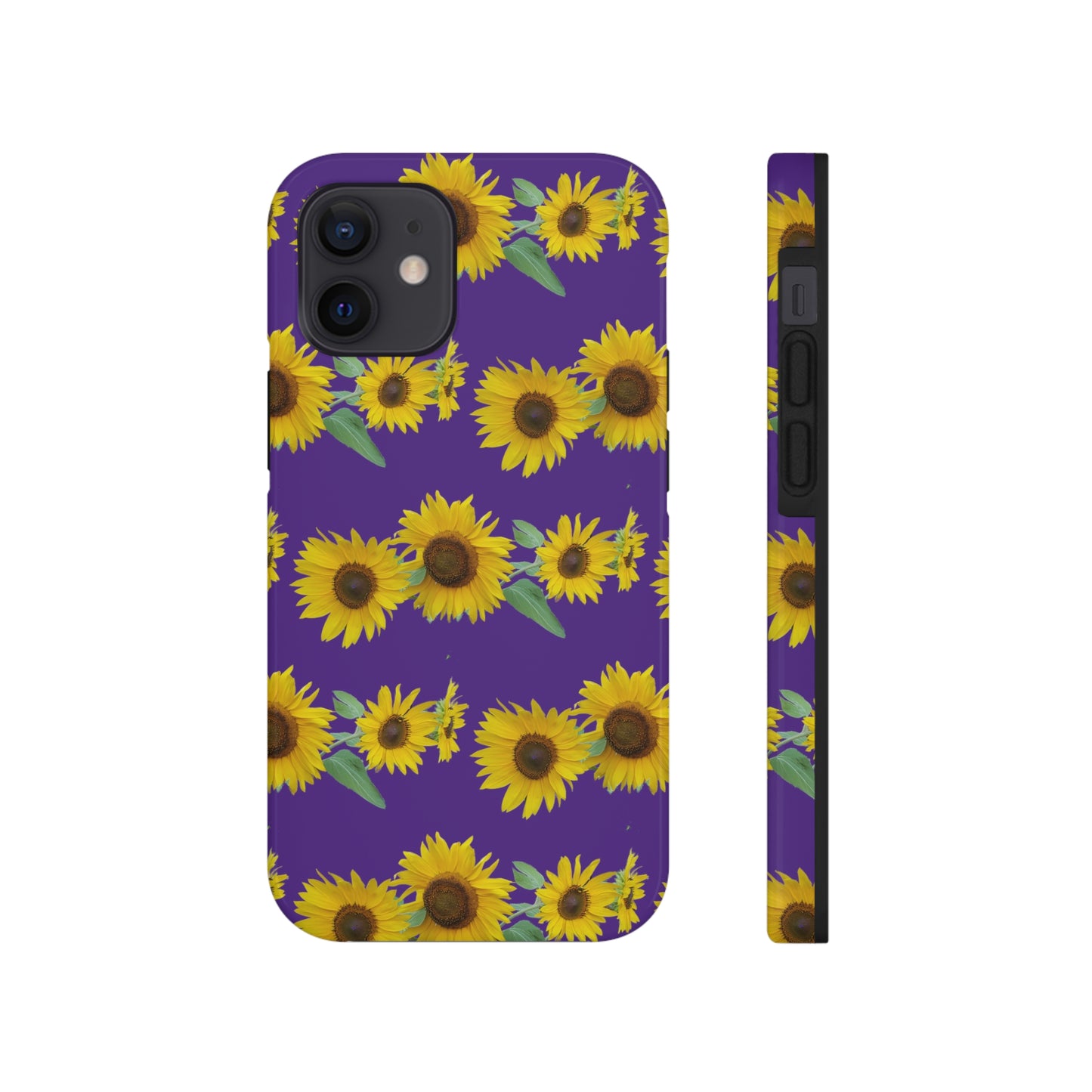 Sunflower Cluster Purple Tough Phone Case