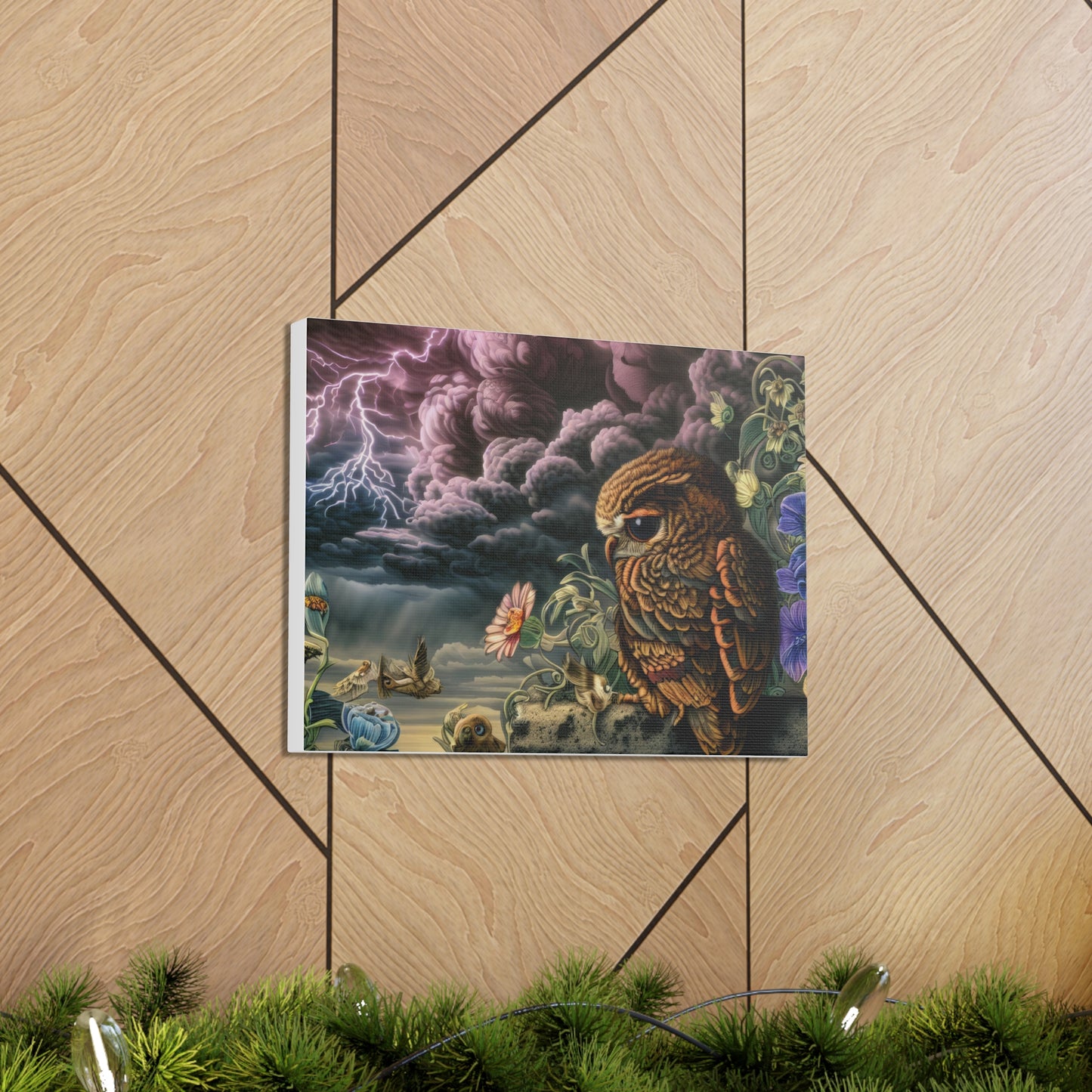 Kentucky Owl - Canvas Wall Art