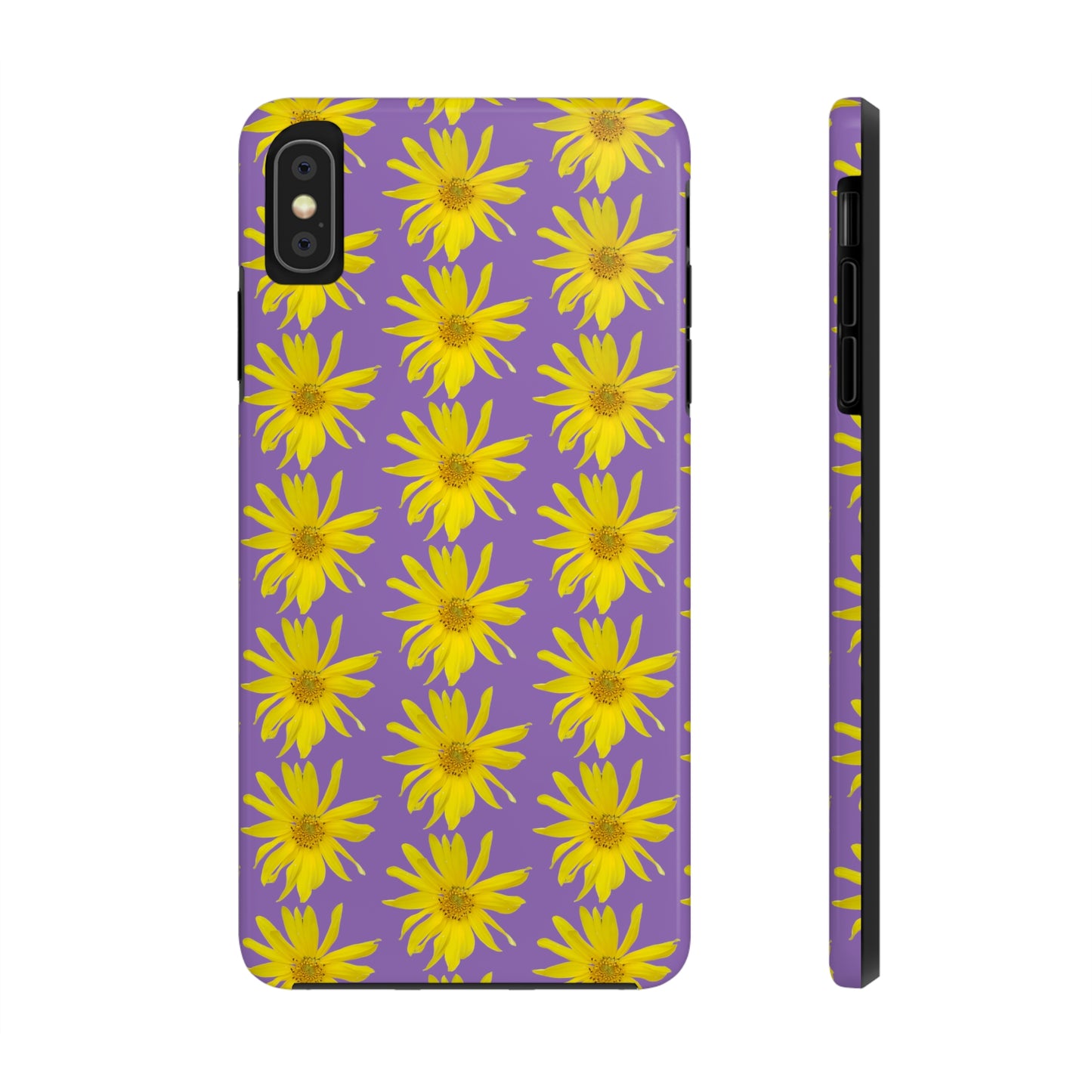 Wild Sunflower Purple Tough Phone Case