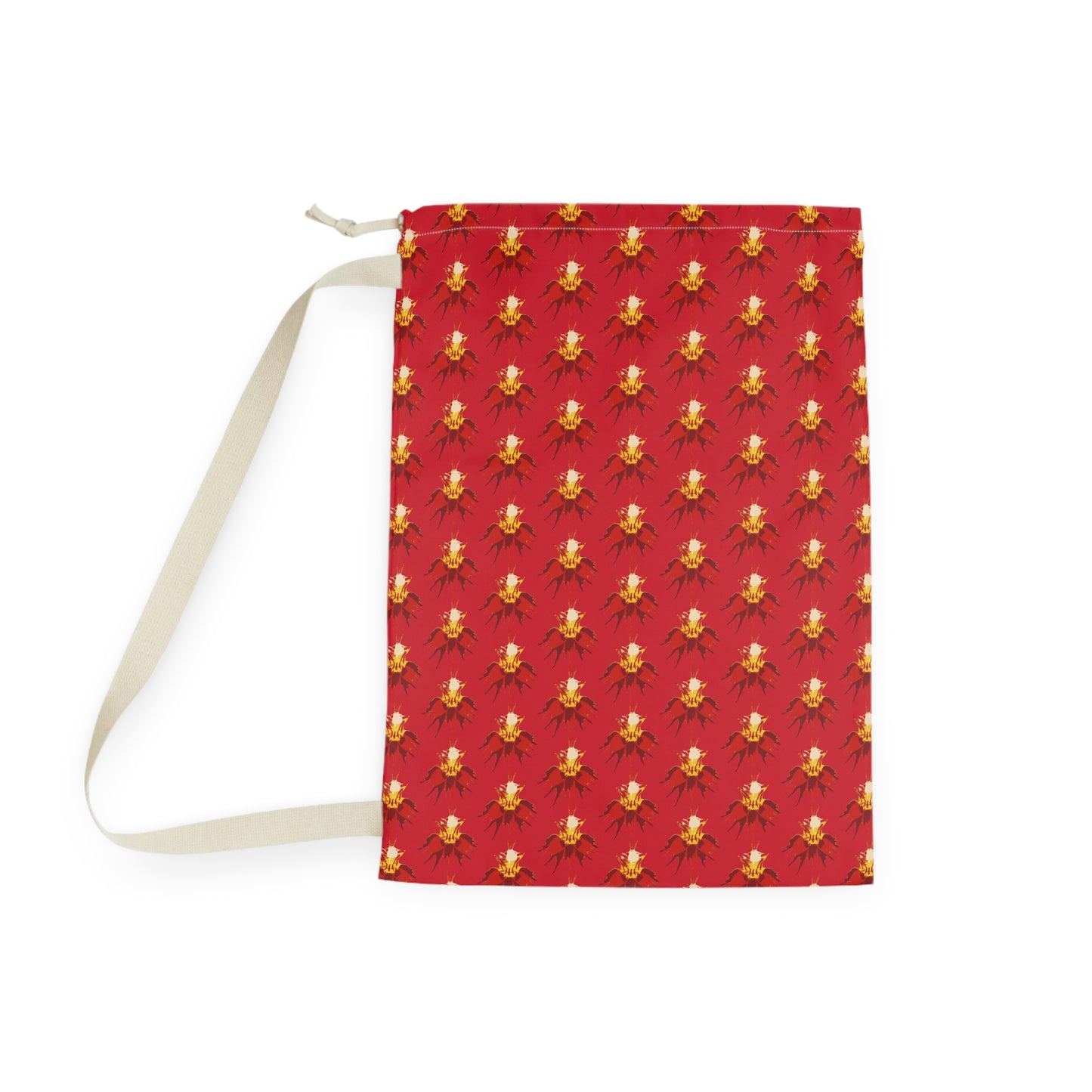 Orchid Sepal Red Laundry Bag