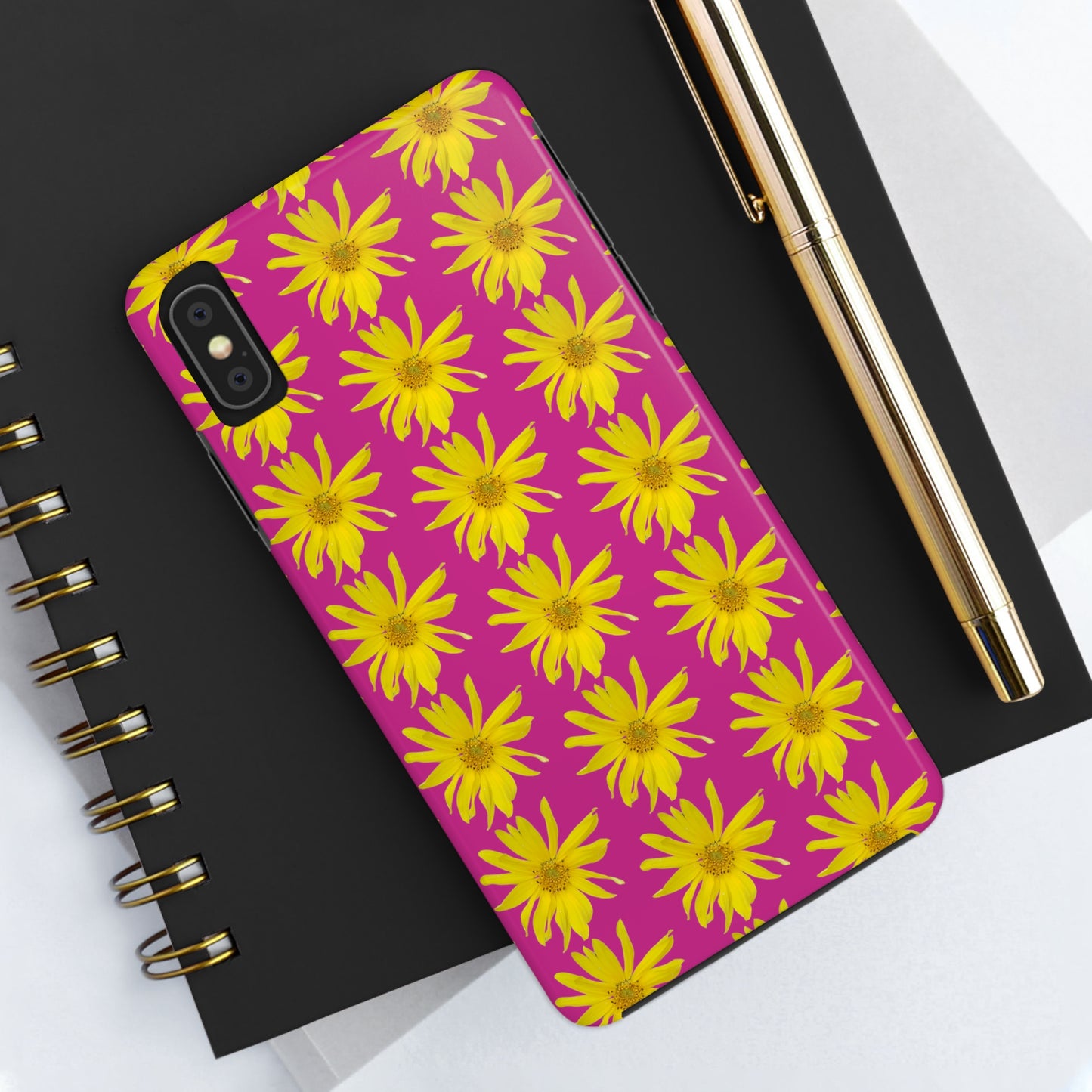 Wild Sunflower Pink Tough Phone Case