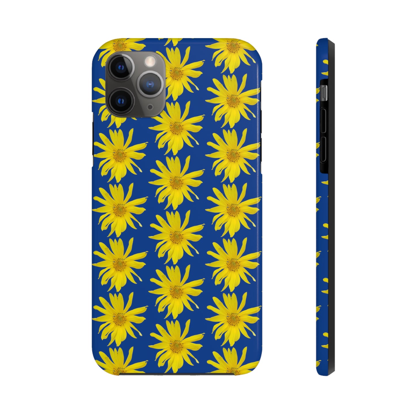 Wild Sunflower Blue Tough Phone Case