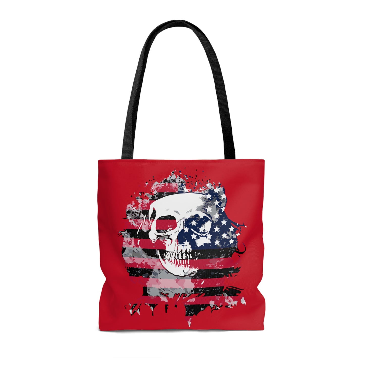 Skull and Flag Tote Bag