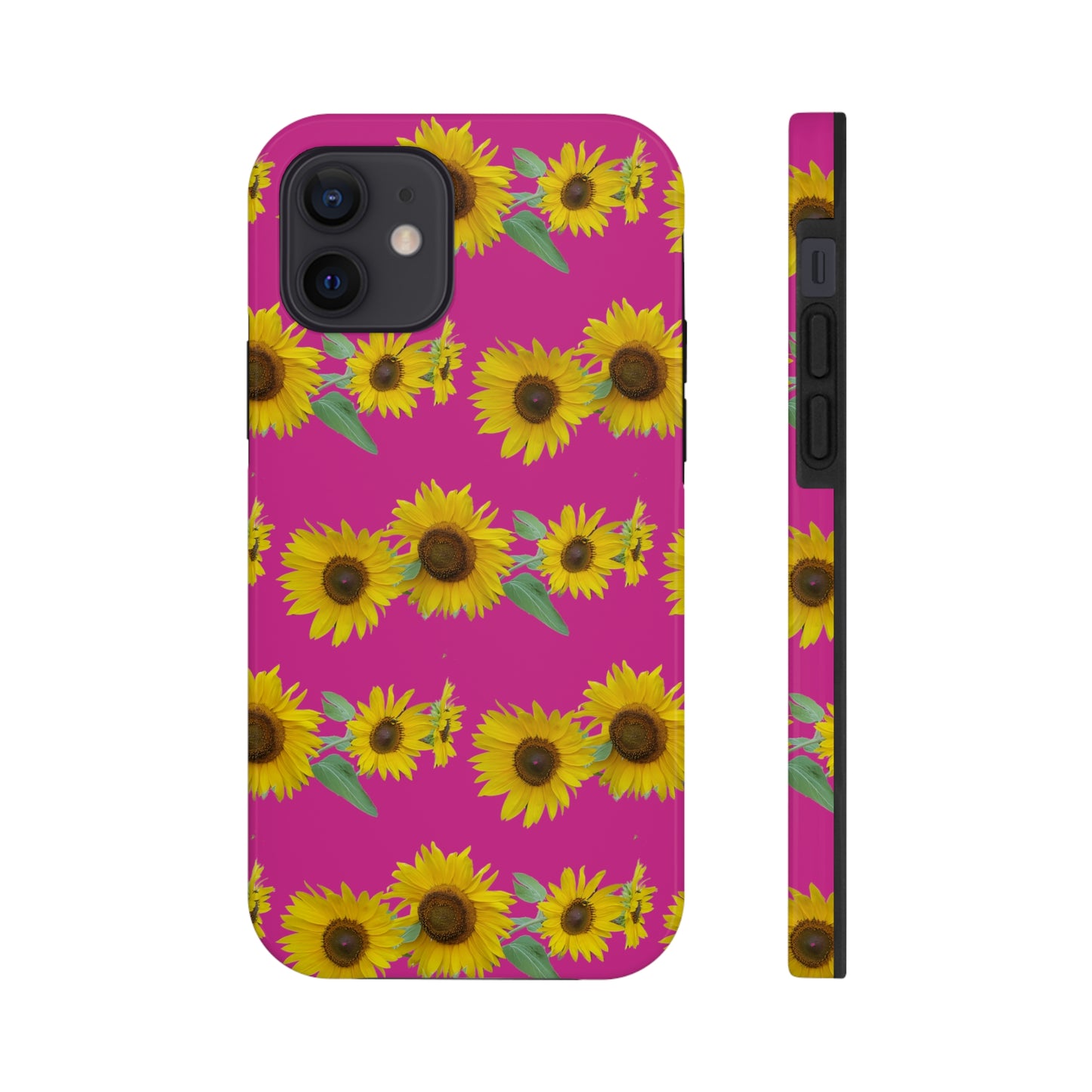 Sunflower Cluster Pink Tough Phone Case