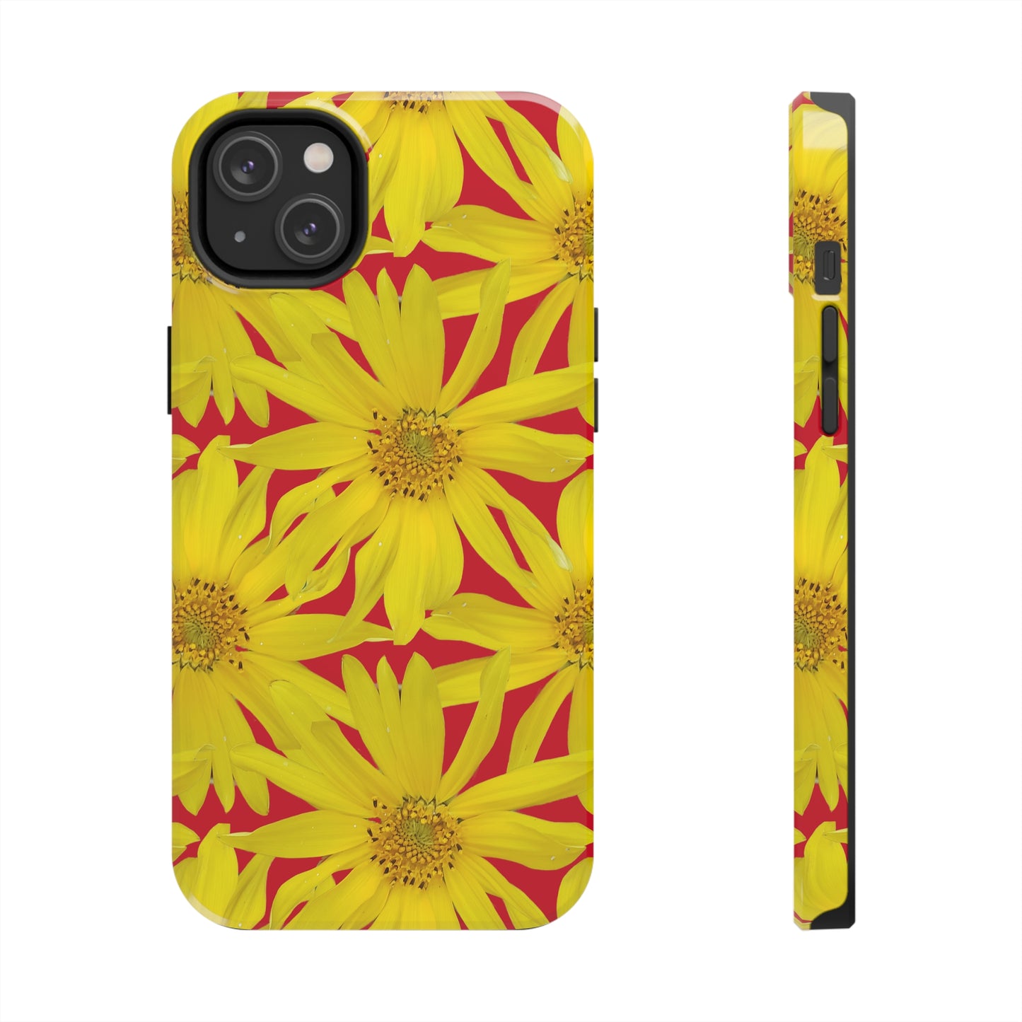 Big Sunflower Red Tough Phone Case