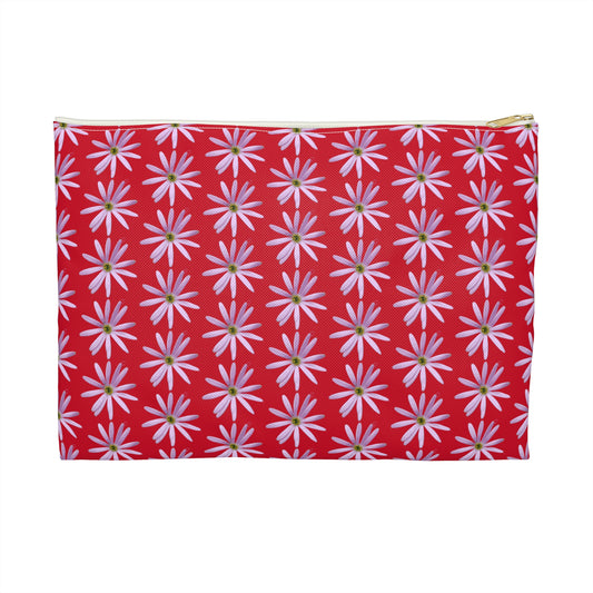Aster Red Accessory Pouch