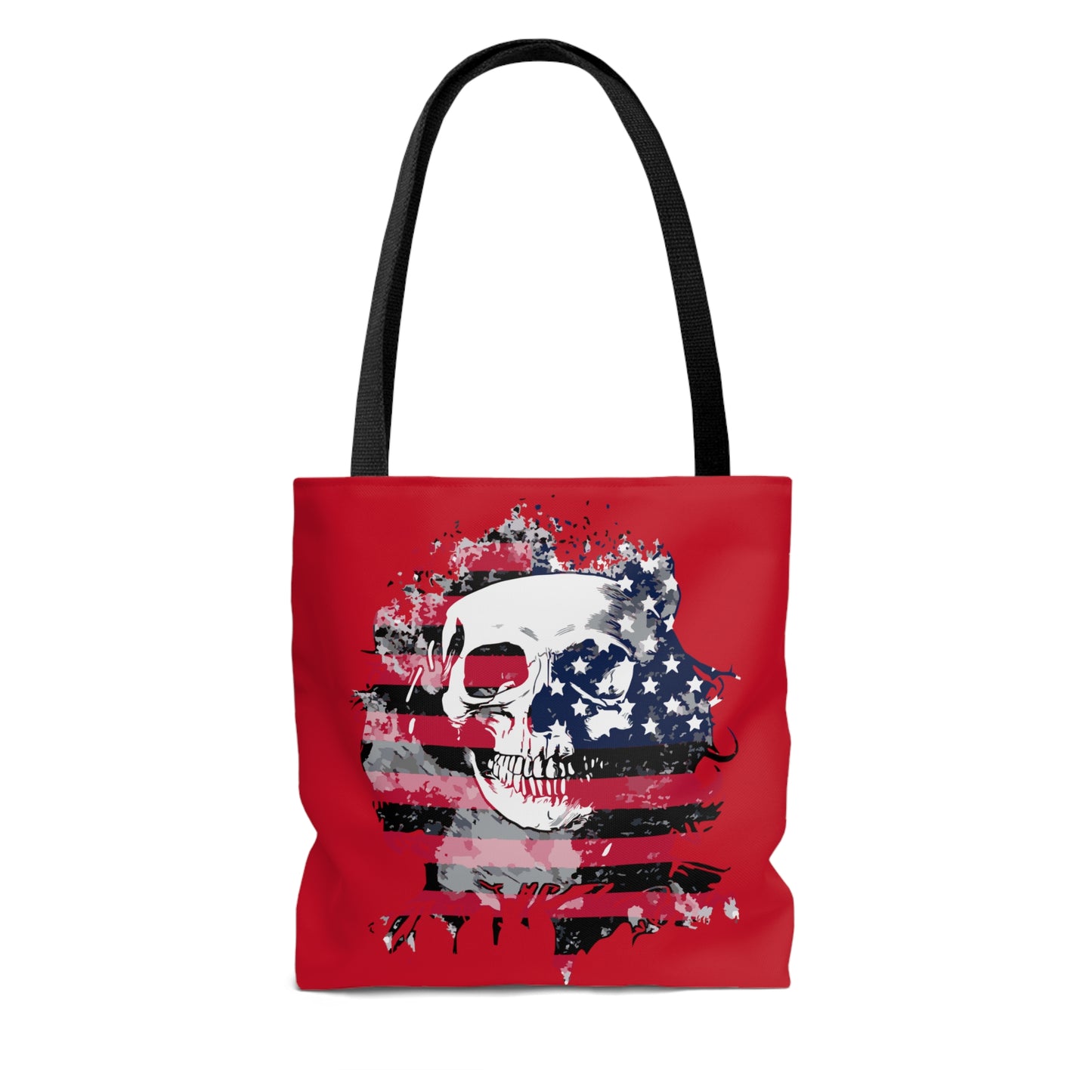 Skull and Flag Tote Bag