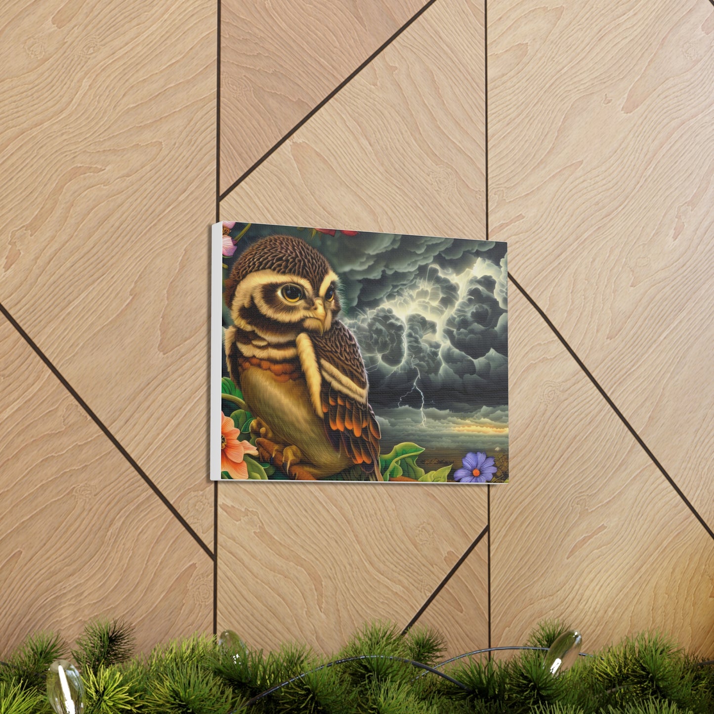 Aeolus Owl - Canvas Wall Art