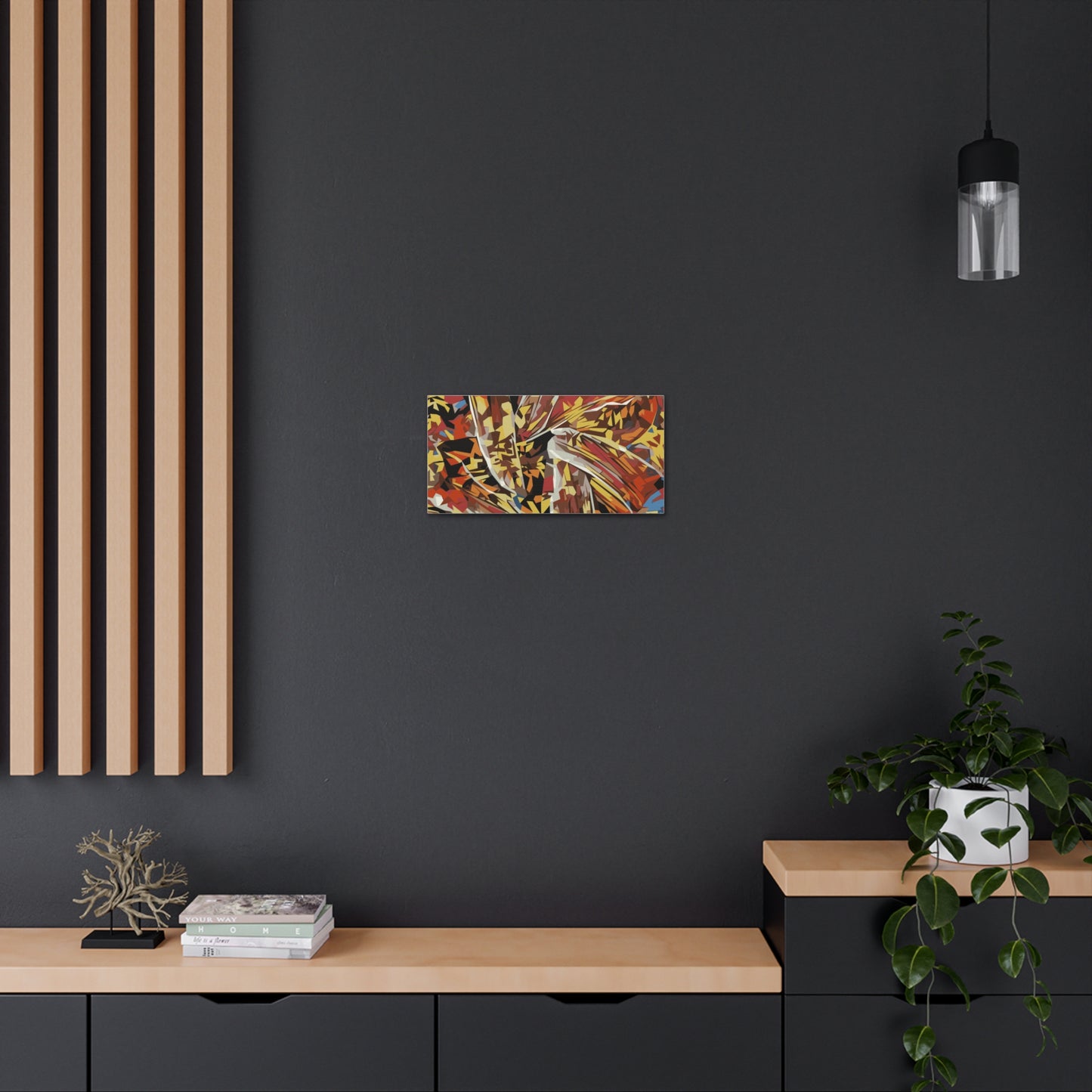 Abstract Floral Fiesta Canvas Gallery Wraps