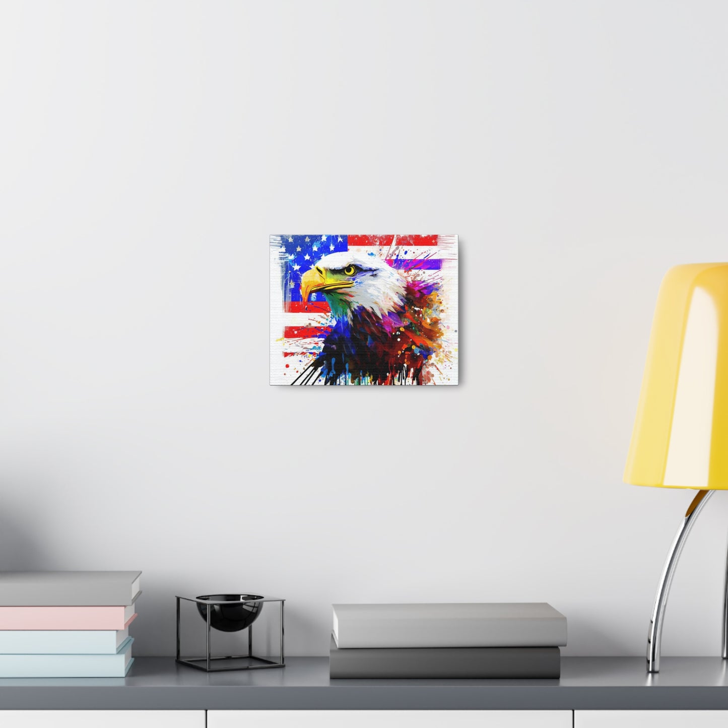 American Eagle Flag  - Canvas Wall Art