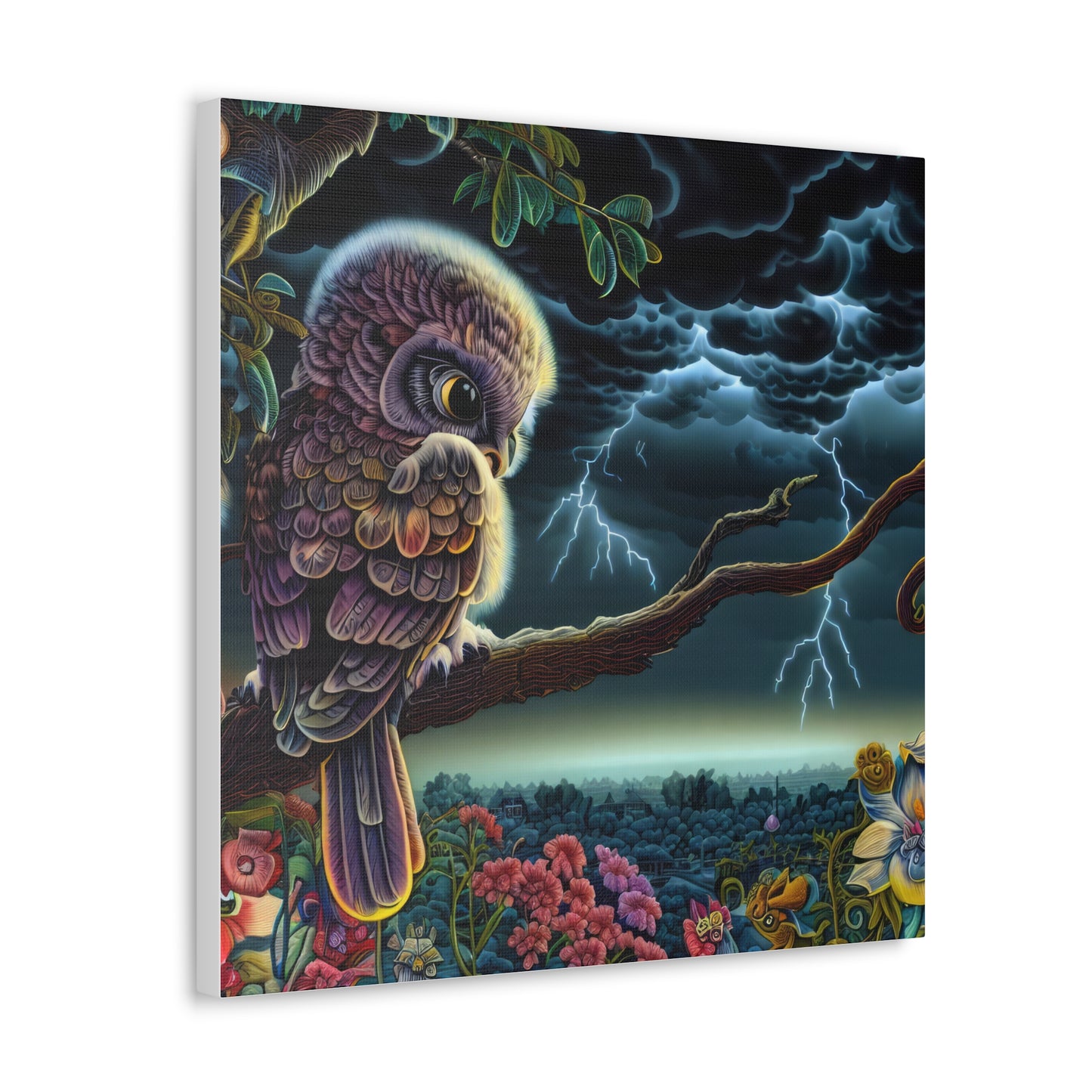 Washington Owl - Canvas Wall Art