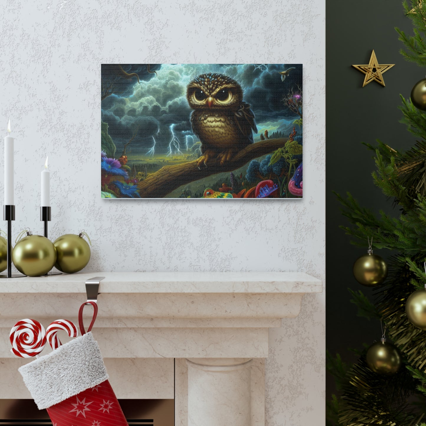 Arkansas Owl - Canvas Wall Art